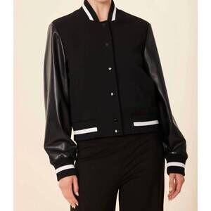 NEW DOLCE CABO varsity jacket in black